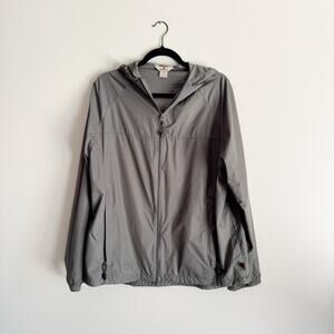 Woolrich Olive Green Full Zip Hooded Spring Rain Jacket  - Large